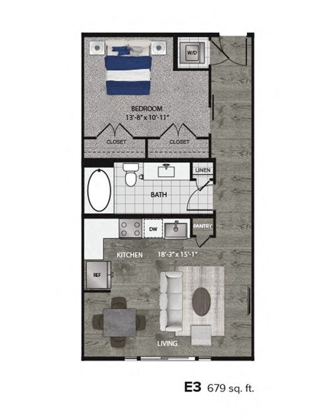 515 W. 20th Street Studio-2 Beds Apartment for Rent - Photo Gallery 54